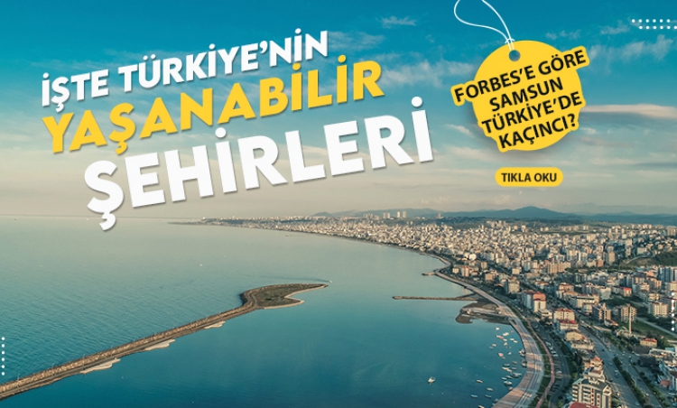 İşte Türkiye'nin yaşanabilir şehirleri. Samsun kaçıncı sırada?