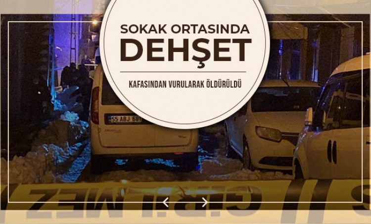 Samsun'da sokak ortasında dehşet!