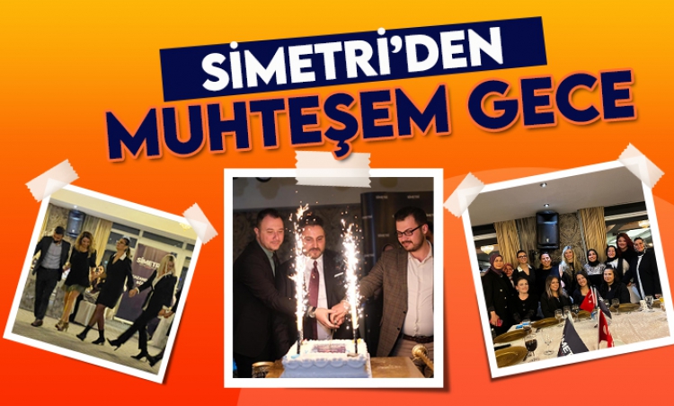 Simetri Eğitim Kurumları'ndan muhteşem gece